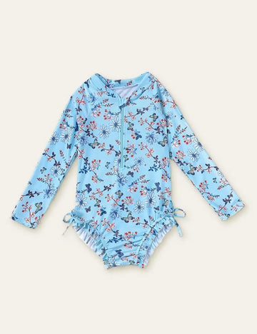 Floral Flamingo Printed Swimsuit - Mini Taylor